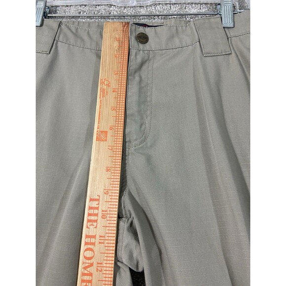 True Spec Womens Cargo Pants Khaki Plus 14 Straight Leg Utility Work Ripstop Euc - Picture 9 of 11